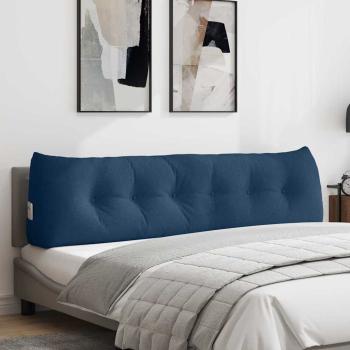 ARDEBO.de - Rücken Kissen Blau 180 x 24 x 50 cm Stoff