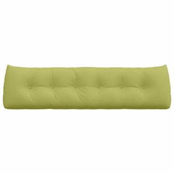 Rücken Kissen Hellgrün 180 x 24 x 50 cm Stoff