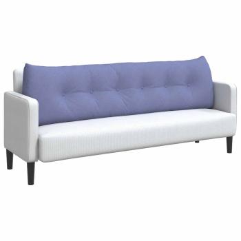 Rücken Kissen Jeans blau 180 x 24 x 50 cm Stoff