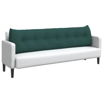 Rücken Kissen Dunkelgrün 200 x 24 x 50 cm Stoff