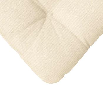 Sitzkissen 4 pcs Creme 40 x 40 cm Cordstoff