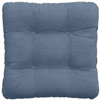 Sitzkissen 4 pcs Blau 40 x 40 cm Cordstoff