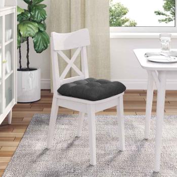 Sitzkissen 4 pcs Dunkelgrau 45 x 45 cm Cordstoff