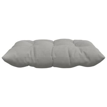 Sitzkissen 4 pcs Hellgrau 40 x 40 x 6 cm Mikrofaser