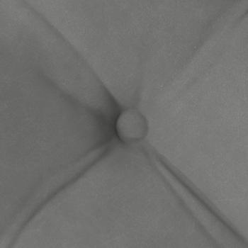 Sitzkissen 4 pcs Dunkelgrau 40 x 40 x 6 cm Mikrofaser