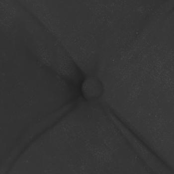 Sitzkissen 4 pcs Schwarz 40 x 40 x 6 cm Mikrofaser