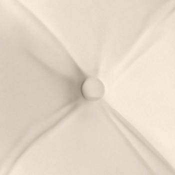 Sitzkissen 4 pcs Beige 40 x 40 x 6 cm Mikrofaser