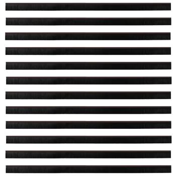 Selbstklebende Türbürstendichtungen 12 pcs Braun 100 cm