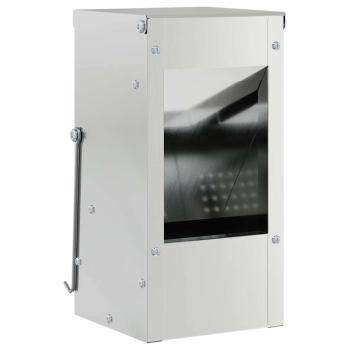 Kaninchenfütterer Silber 12,5 x 12,5 x 25 cm Verzinkter Stahl