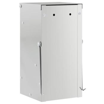 Kaninchenfütterer Silber 12,5 x 12,5 x 25 cm Verzinkter Stahl