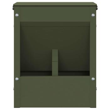 Kaninchenfütterer Olive Grün 20 x 12,5 x 25 cm