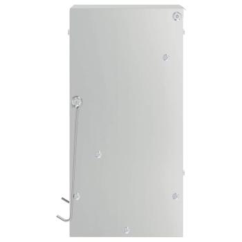 Kaninchenfütterer Silber 20 x 12,5 x 25 cm Verzinkter Stahl