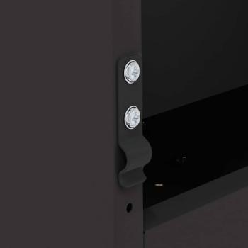 Kaninchenfütterer Schwarz 64,5 x 25,5 x 45,5 cm