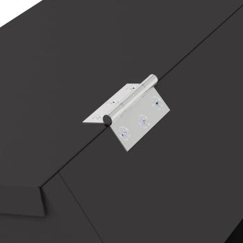 Kaninchenfütterer Schwarz 64,5 x 25,5 x 45,5 cm