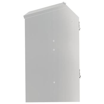 Kaninchenfütterer Silber 64,5 x 25,5 x 45,5 cm Verzinkter Stahl