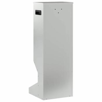 Rehfütterer Silber 28 x 30 x 80 cm Verzinkter Stahl