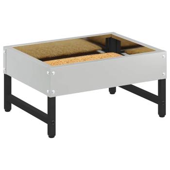 Vogel-Feeder Silber 80 x 28 x 13.5 cm Verzinkter Stahl