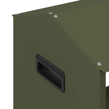 Futtertröge für Nutztiere Olive Grün 79 x 35 x 62 cm