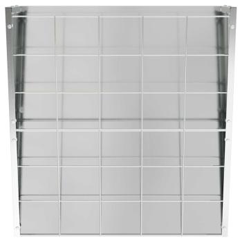 Hängender Heufutterspender Silber 61 x 33 x 66 cm