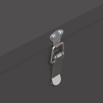 Hühnerfütterer Schwarz 60,5 x 29 x 51 cm Kaltgewalzter Stahl