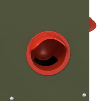 Hühnerfütterer Olive Grün 32,5 x 20,5 x 43 cm