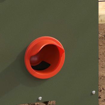 Hühnerfütterer 2 pcs Olive Grün 60,5 x 29 x 51 cm