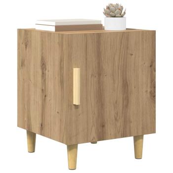 Nachttisch 2 pcs Artisan-Eiche 40 x 40 x 50 cm Holzwerkstoff