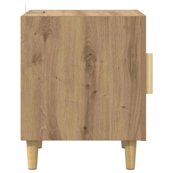 Nachttisch 2 pcs Artisan-Eiche 40 x 40 x 50 cm Holzwerkstoff