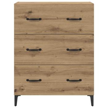 Sideboard Artisan-Eiche 69,5 x 34 x 90 cm Verbundholz und Eisen