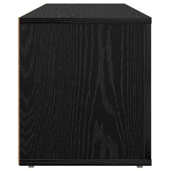 TV-Schränk Schwarz Eichen-Optik 100 x 31,5 x 35 cm