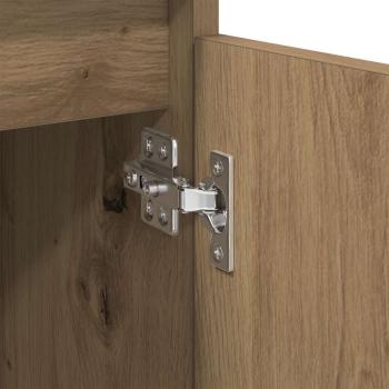 Sideboard Artisan-Eiche 60 x 35 x 70 cm Verbundholz und Eisen