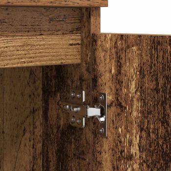 Sideboard Altholz 60 x 35 x 70 cm Verbundholz und Eisen