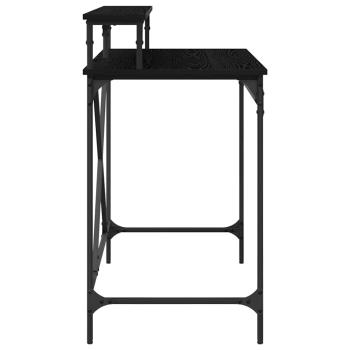 Schreibtisch Schwarz Eichen-Optik 100 x 50 x 90 cm