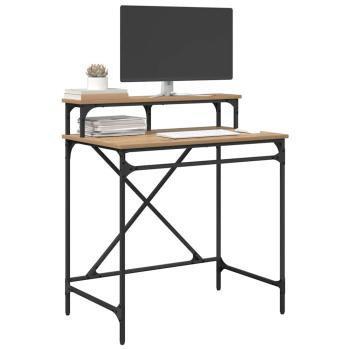 Schreibtisch Artisan-Eiche 80 x 50 x 90 cm Holzwerkstoff