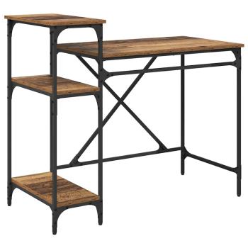 Schreibtisch Altholz 105 x 50 x 90 cm Holzwerkstoff