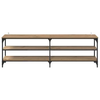 TV-Schränk Artisan-Eiche 160 x 30 x 50 cm Verbundholz und Eisen