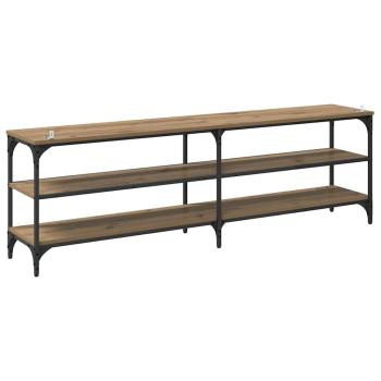 TV-Schränk Artisan-Eiche 160 x 30 x 50 cm Verbundholz und Eisen