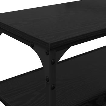 TV-Schränk Schwarz Eichen-Optik 160 x 30 x 50 cm