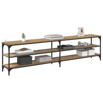 TV-Schränk Artisan-Eiche 200 x 30 x 50 cm Verbundholz und Eisen