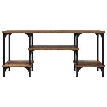 TV-Schränk Altholz 102 x 35 x 45,5 cm Verbundholz und Eisen