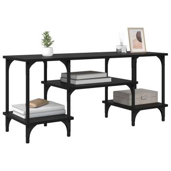 TV-Schränk Schwarz Eichen-Optik 102 x 35 x 45,5 cm