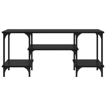 TV-Schränk Schwarz Eichen-Optik 102 x 35 x 45,5 cm