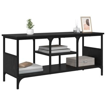 TV-Schränk Schwarz Eichen-Optik 100 x 35 x 45 cm