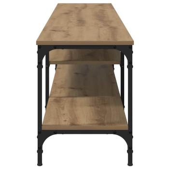 TV-Schränk Artisan-Eiche 201 x 35 x 45 cm Verbundholz und Eisen