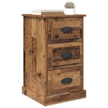 Nachttisch Altholz 39 x 39 x 67,5 cm Holzwerkstoff