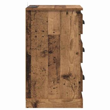 Nachttisch Altholz 39 x 39 x 67,5 cm Holzwerkstoff