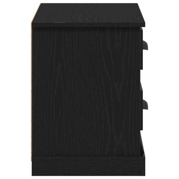 TV-Schränk Schwarz Eichen-Optik 99,5 x 35,5 x 48 cm