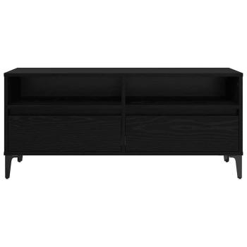 TV-Schränk Schwarz Eichen-Optik 100 x 34,5 x 44,5 cm