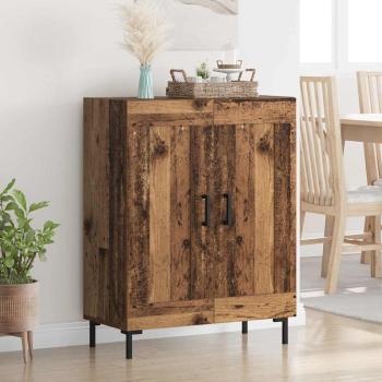 ARDEBO.de - Sideboard Altholz 69,5 x 34 x 90 cm Verbundholz und Eisen