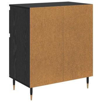Sideboard mit Schubladen Schwarz Eichen-Optik 60 x 35 x 70 cm